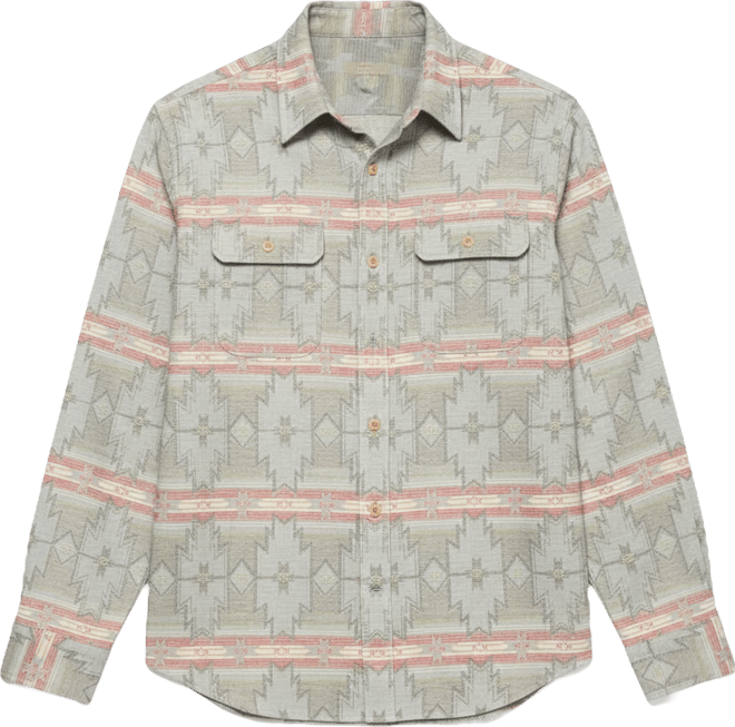 Men's Jacquard Humboldt Utility Tip Collar Shirt