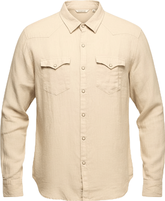 Men's Spread Collar Western Shirt