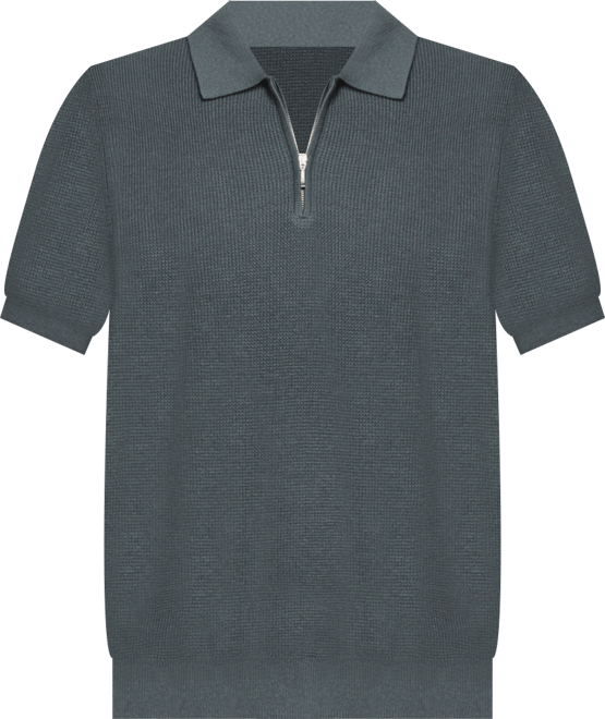 's Men's Quarter-Zip Polo Sweater