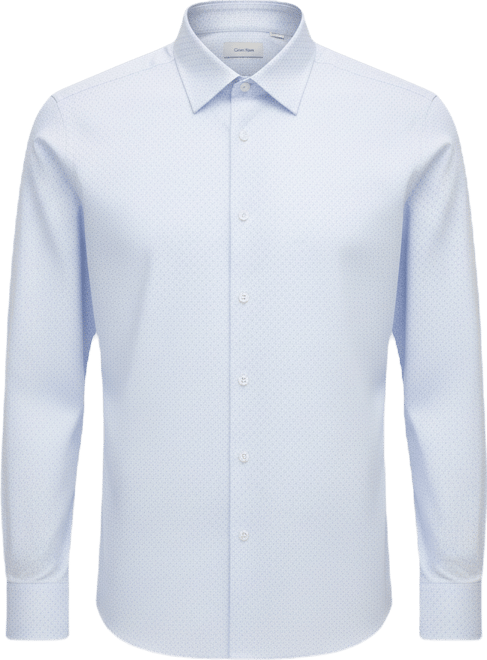 Men's Spread Collar Regular-Fit Dress Shirt