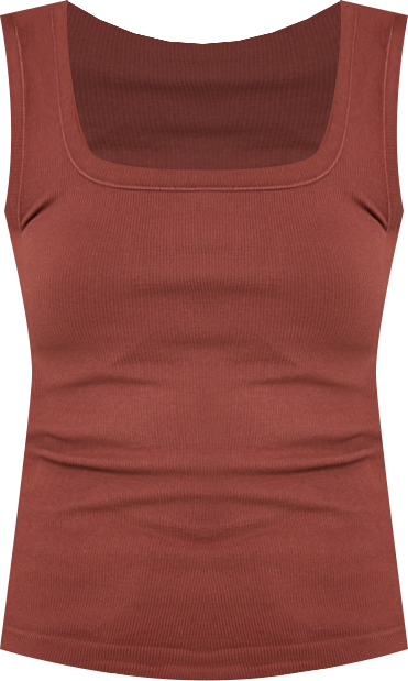 Women's Ribbed Seamless Square-Neck Tank Top, Created for Macy's