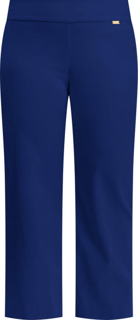 Plus Size Mid-Rise Pull-On Straight-Leg Pants, Created for Macy's