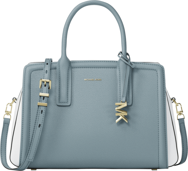 Women's Laila Medium Color-Block Leather Satchel Bag