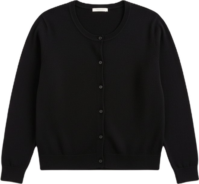 Plus Size Button-Front Long-sleeve Cardigan, Macy's Exclusive