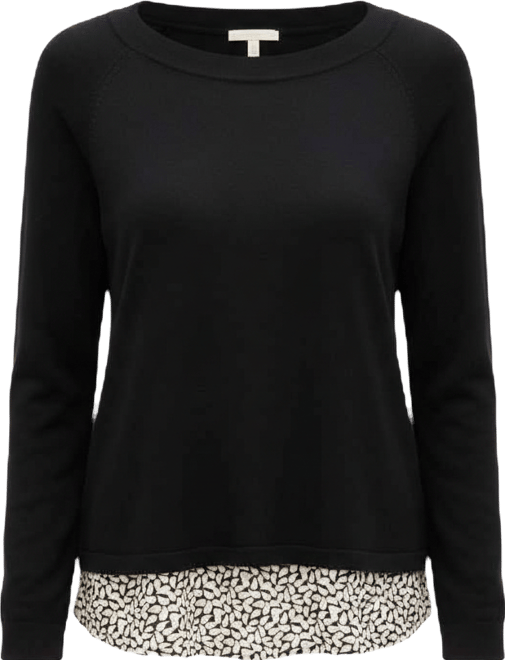 Women's Two-fer Split-Back Sweater, Macy's Exclusive