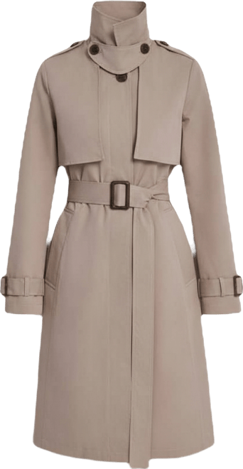 Women's Top Collar Utility Raincoat