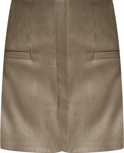 Women's Zipper Back Mini Skirt