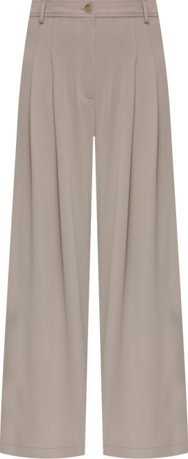 Women's Pleated Zip-Fly Pants