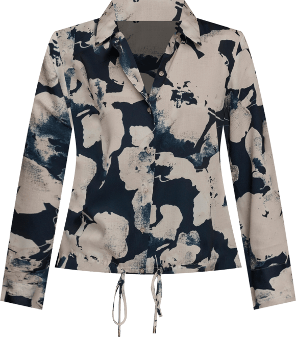 Women's Printed Long-Sleeve Top