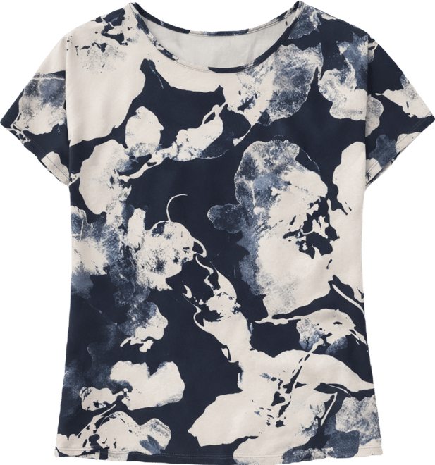 Women's Printed Scoop Neck Top