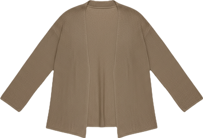 Women's Metallic V-Neck Long-Sleeve Cardigan