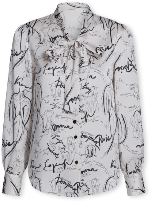 Women's V-Neck Long-Sleeve Top