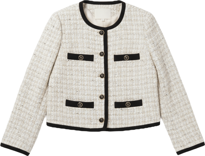 Women's Five-Button Round Neck Jacket