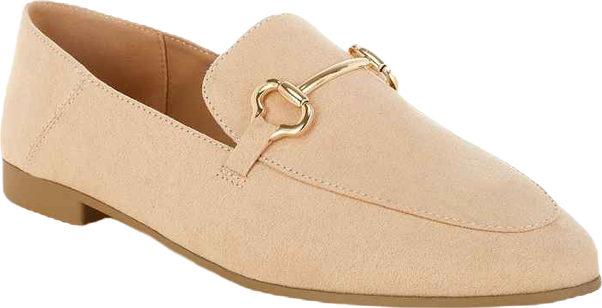 Womens Noltas Horsebit Embellished Flat Loafers