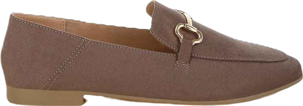 Womens Noltas Horsebit Embellished Flat Loafers