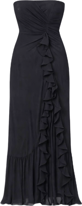 Women's Strapless Long Ball Gown