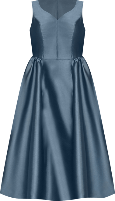 Women's Sleeveless V-Neck A-Line Midi Dress