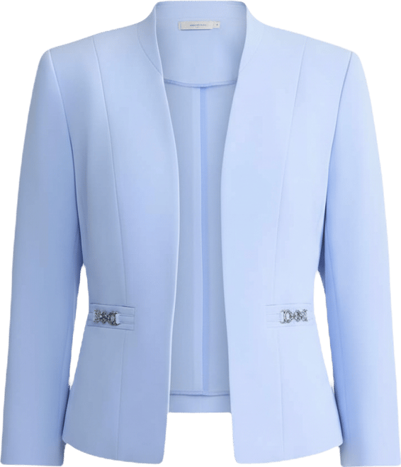 Women's Seamed Buckle-Trim Cardigan