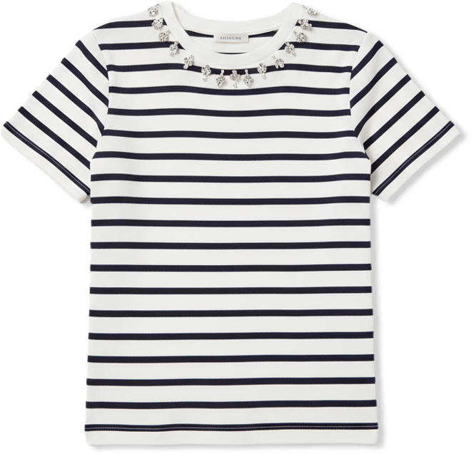 Women's Ribbed Bling T-Shirt