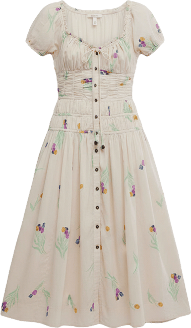 Women's Complete Me Short-Sleeve Midi Dress