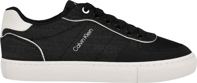 Women's Caspian Denim Round Toe Lace-Up Sneakers