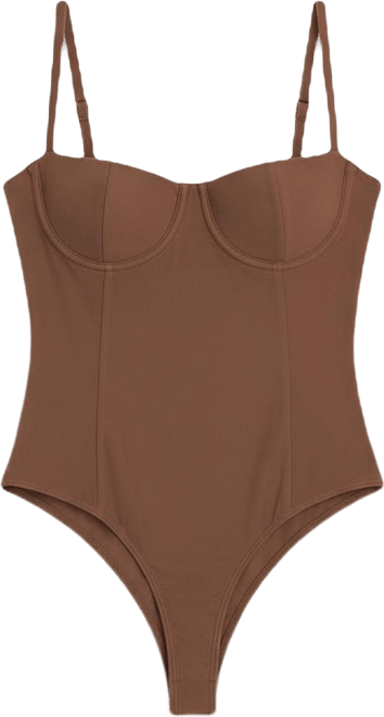 Women's Mesh Bustier Bodysuit