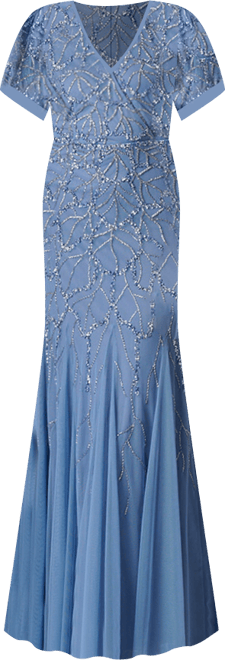 Women's Bead Mesh Ball Gown