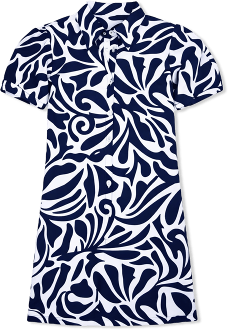 Women's Short-Sleeve Collared Dress