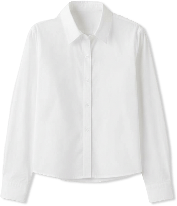Women's Point Collar Long-Sleeve Shirt