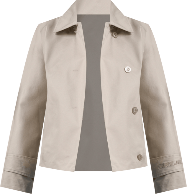 Petite Long-Sleeve Single-Breasted Jacket