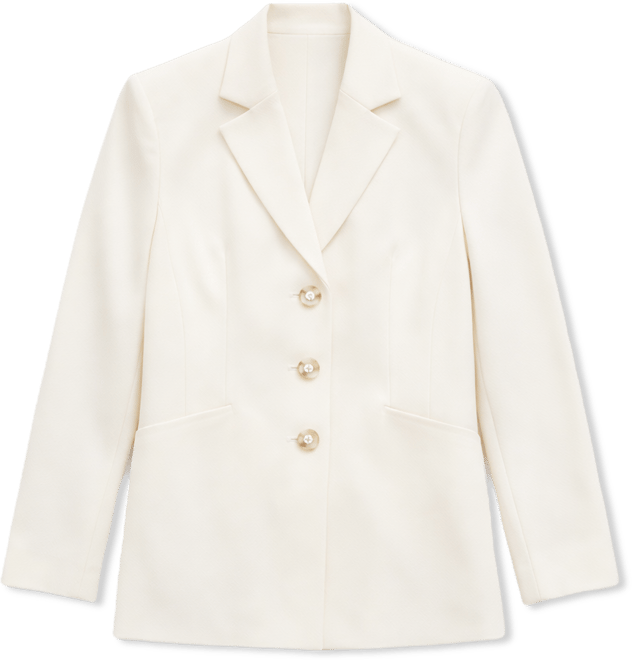 Women's Notch-Lapel Three-Button Blazer