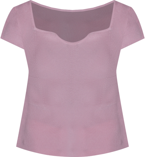 Women's Sweetheart Neck Slim Fit Top