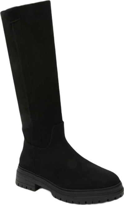 Women's Beverly Microfiber Suede Lug Sole Boots