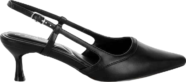 Womens Luxton Slingback Pin Buckle Kitten Heels