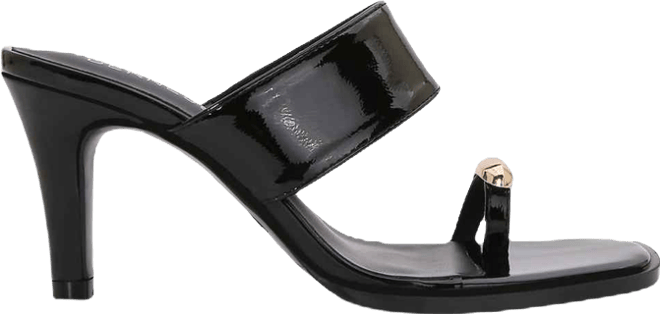 Women's Catha Gold-Tone Toe Ring Heeled Sandals