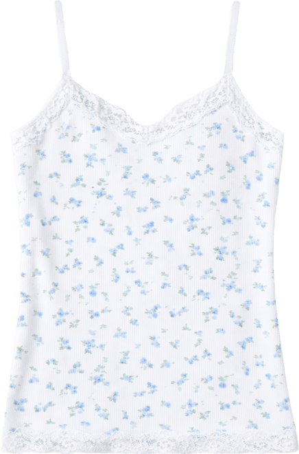 Juniors' Lace Trim Cami