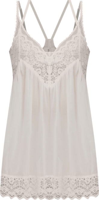 Women's Fiona Lace-Trim Slip Dress