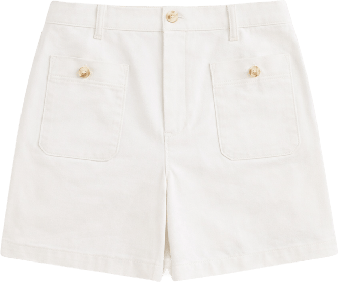 Women's Twill Patch Pocket Shorts
