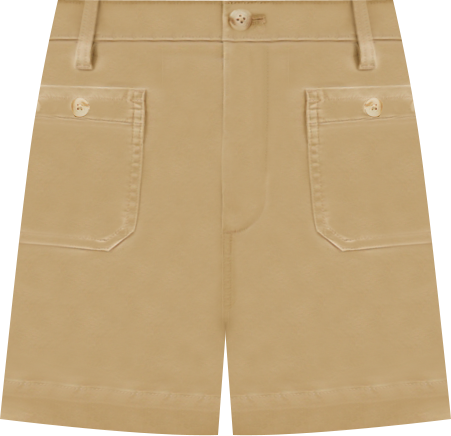 Women's Twill Patch Pocket Shorts