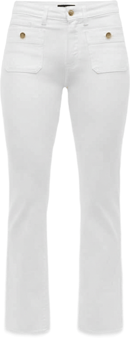 Women's Twill Patch Pocket Chinos Pants