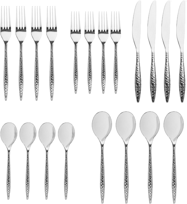 Avelino Mirror 20 Piece Flatware Set, Service for 4