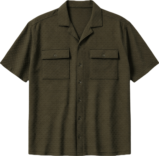 Men's Cubic Utility Oversized Shirt