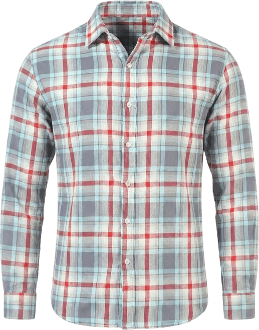 Men's Multicolour Checkered Regular Fit Casual Shirt