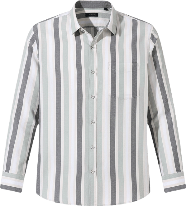 Men's Multitrack Striped Button Up Shirt