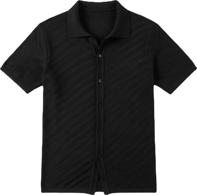 Men's Tilted-Knit Shirt