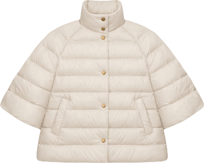 Women's Stand-Collar Down Puffer Cape