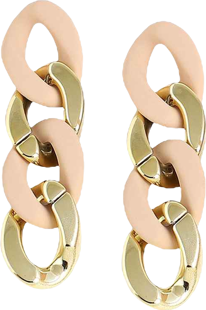 Women's Chainlink Drop Earrings