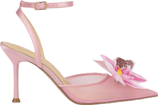 Women's Vilyria Orchid Embellished Mid-Heel Pumps