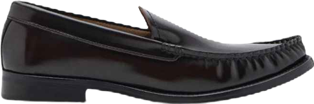 Women's Gathered Leather Moccasin