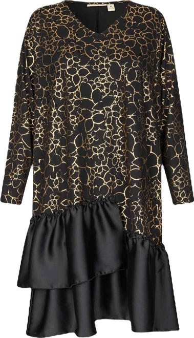 Women's MaNylindra Metallic Floral Print Dress